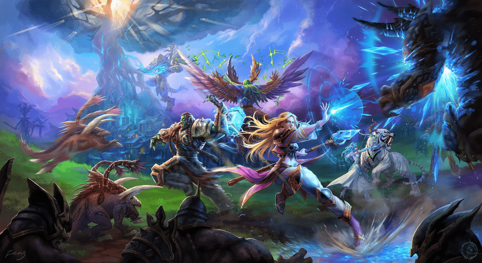 Monte Hyjal e a Dádiva de Illidan | World of WarCraft, WarCraft, wow, lore, personagem