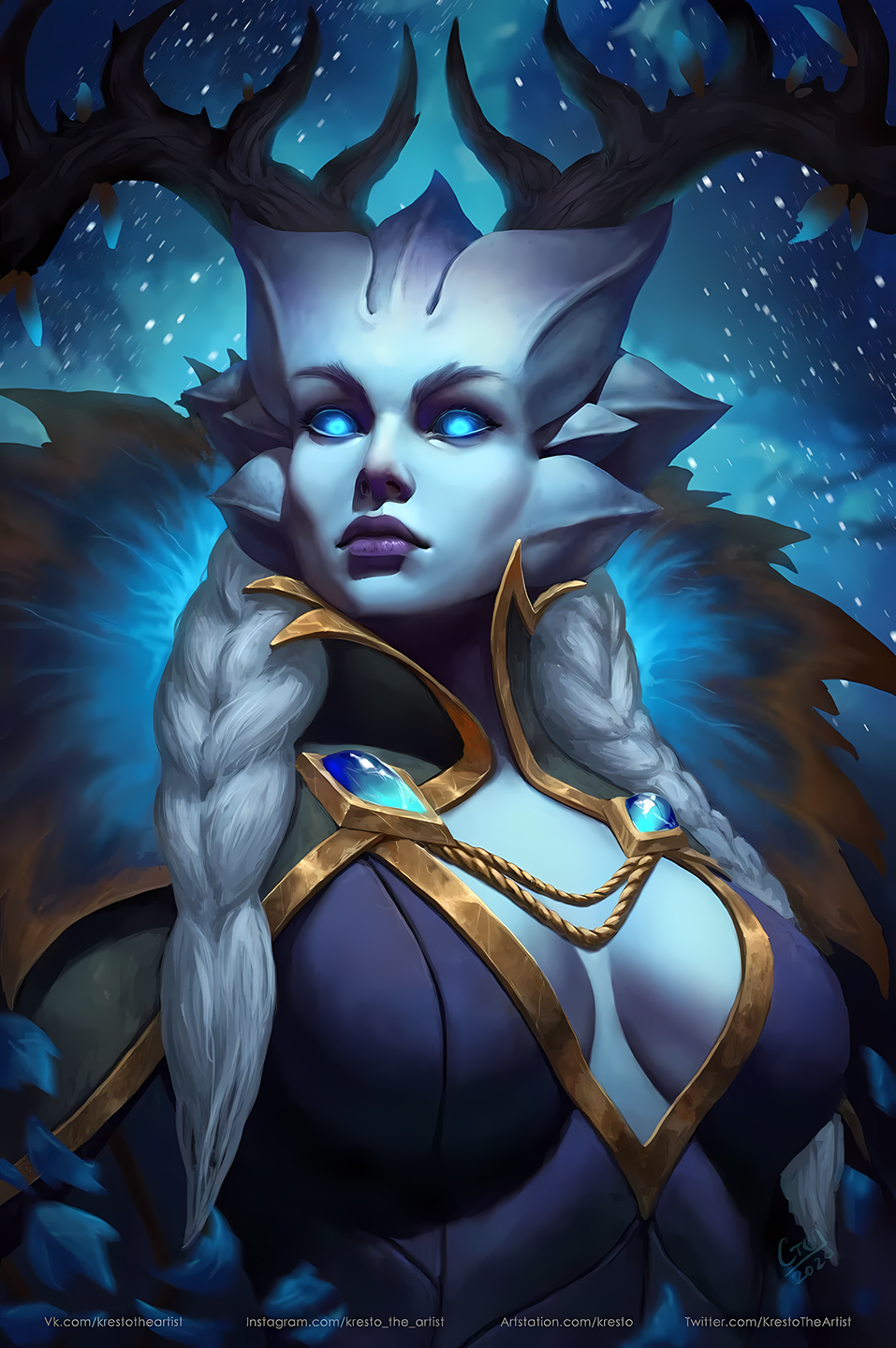 Rainha Invernal, Winter Queen | World of WarCraft, WarCraft, wow, lore, personagem