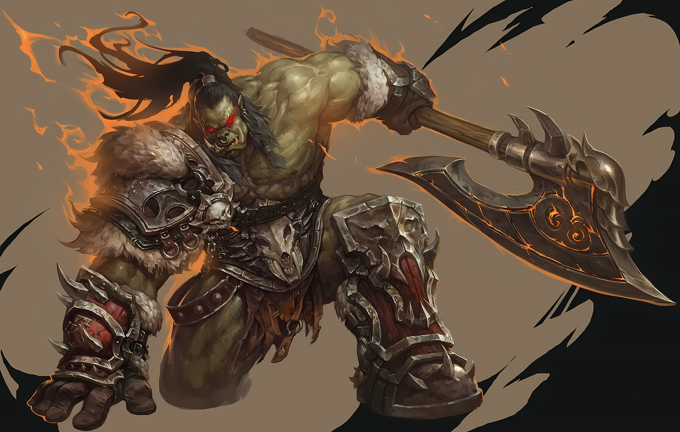 Grommash Grito Infernal, Grom hellscream | World of WarCraft, WarCraft, wow, lore, personagem