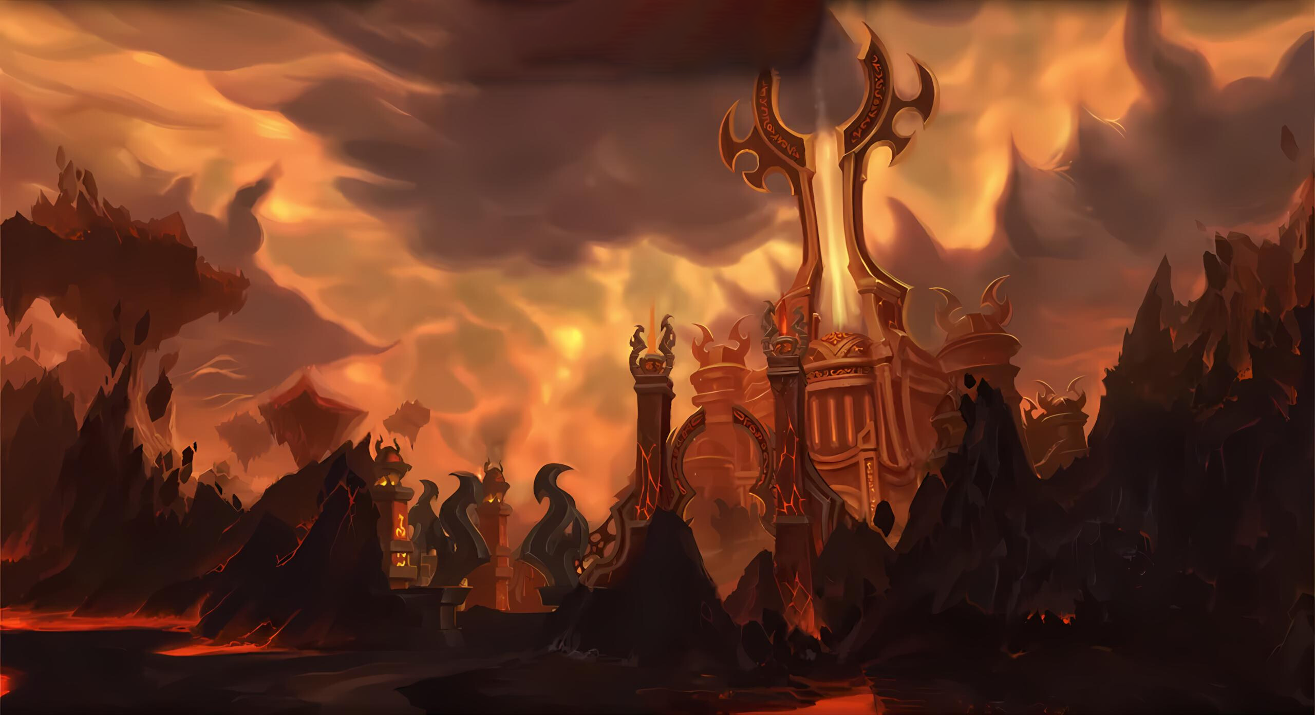 Terras do Fogo, Firelands | World of Warcraft, Warcraft, wow, Lore, Locais